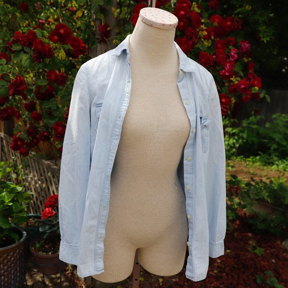 Chambray Button Up Shirt - Picture 5 of 8